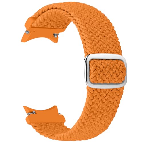 TumCez Armband kompatibel mit Samsung Galaxy Watch 7/6/5/4/FE 40 mm 44 mm/Galaxy Watch 5 Pro/Galaxy Watch 6/4 Classic 43 mm 47 mm 42 mm 46 mm Nylonbänder Ersatz geflochten für Damen Herren, Orange, TumCez Armband kompatibel mit Samsung Galaxy Watch 7/6/5/4/FE 40 mm 44 mm/Galaxy Watch 5 Pro/Galaxy Watch 6/4 Classic 43 mm 47 mm 42 mm 46 mm Nylonbänder Ersatz geflochten für Damen Herren, Orange, von TumCez