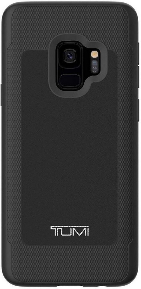 Tumi Handyhülle Leather Co-Mold Case für Samsung Galaxy S9 (SM-G960) Schwarz 14,7cm (5,8 Zoll), Erstklassige Stoßdämpfung von Tumi