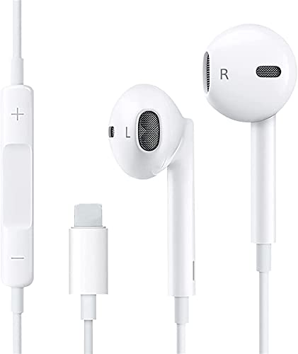 [Apple MFi-Zertifiziert] In-Ear-Kopfhörer mit Kabel, Stereo-Sound-Kopfhörer mit Mikrofon und Lautstärkeregler für iPhone 11/11 Pro/13/12 Pro/12 Pro Max/Mini/XS/XR/X/SE/SE/7/7/7/7/7. 40/42 DE Mehr von Tummty