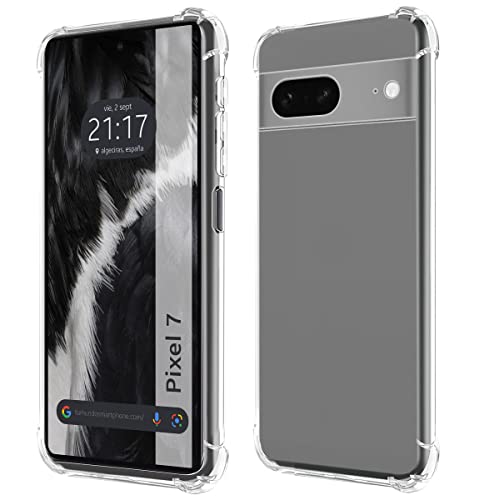 Hülle Silikon Stoßfest Transparent fur Google Pixel 7 5G von Tumundosmartphone