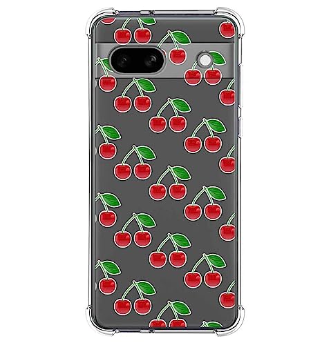 Hülle Silikon Stoßfest für Google Pixel 7a 5G Design Kirschen Muster Hülle Silikon Stoßfest für Google Pixel 7a 5G Design Kirschen Muster von Tumundosmartphone