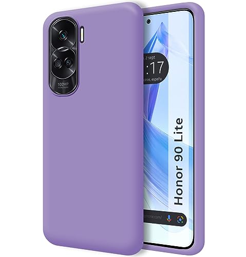 Schutzhülle aus Flüssigsilikon, ultraweich, für Huawei Honor 90 Lite 5G, Violett Schutzhülle aus Flüssigsilikon, ultraweich, für Huawei Honor 90 Lite 5G, Violett von Tumundosmartphone