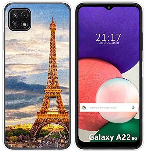Silikonhülle für Samsung Galaxy A22 5G Motiv Paris Silikonhülle für Samsung Galaxy A22 5G Motiv Paris von Tumundosmartphone
