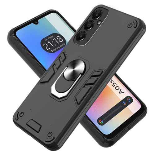 Tough Armor Schutzhülle mit drehbarem Ring, Schwarz, für Samsung Galaxy A05s Tough Armor Schutzhülle mit drehbarem Ring, Schwarz, für Samsung Galaxy A05s von Tumundosmartphone