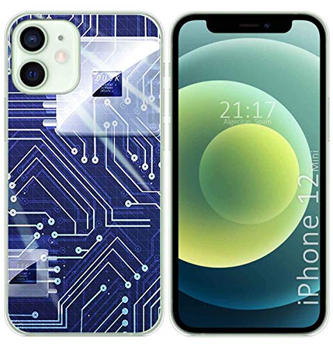 Tumundosmartphone Hülle Gel TPU Für iPhone 12 Mini (5.4) Design Muster - Schaltung von Tumundosmartphone