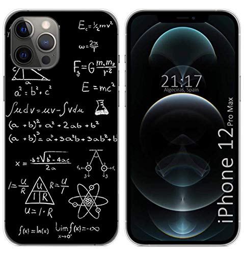 Tumundosmartphone Hülle Gel TPU Für iPhone 12 Pro Max (6.7) Design Muster - Formeln von Tumundosmartphone