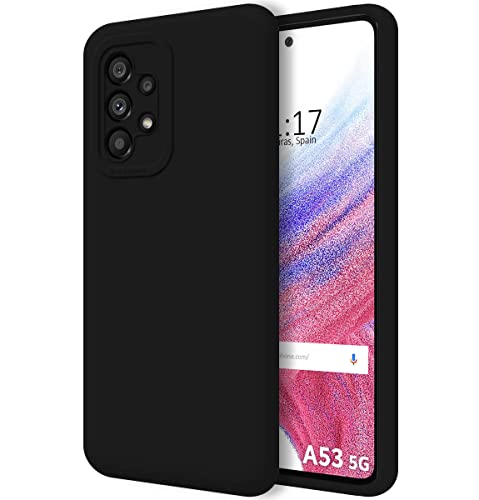 Tumundosmartphone Hülle Silikon Liquid Ultra Weich fur Samsung Galaxy A53 5G Farbe Schwarz Tumundosmartphone Hülle Silikon Liquid Ultra Weich fur Samsung Galaxy A53 5G Farbe Schwarz von Tumundosmartphone