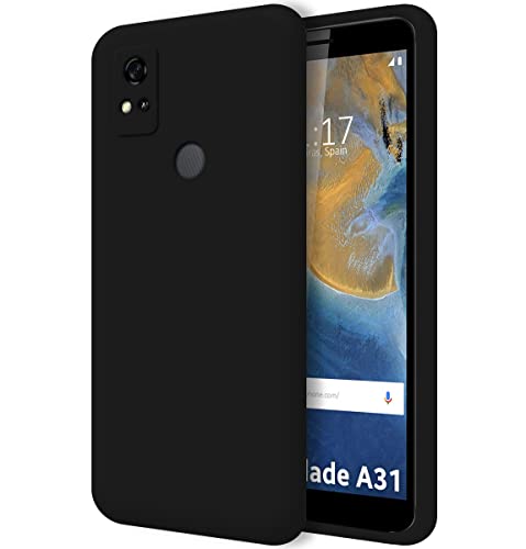 Tumundosmartphone Hülle Silikon Liquid Ultra Weich fur ZTE Blade A31 Farbe Schwarz von Tumundosmartphone