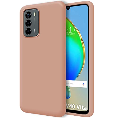 Tumundosmartphone Hülle Silikon Liquid Ultra Weich fur ZTE Blade V40 Vita Farbe Rosa von Tumundosmartphone