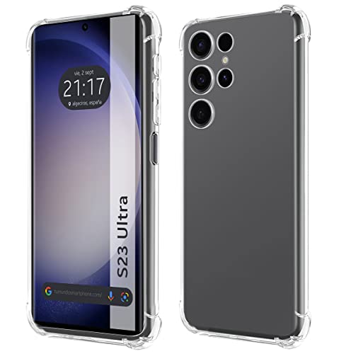 Tumundosmartphone Hülle Silikon Stoßfest Transparent fur Samsung Galaxy S23 Ultra 5G Tumundosmartphone Hülle Silikon Stoßfest Transparent fur Samsung Galaxy S23 Ultra 5G von Tumundosmartphone