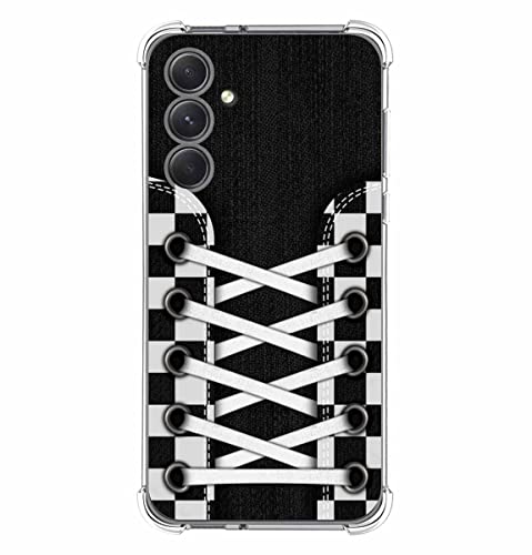 Tumundosmartphone Hülle Silikon Stoßfest für Samsung Galaxy A54 5G Design Turnschuhe 03 Muster von Tumundosmartphone