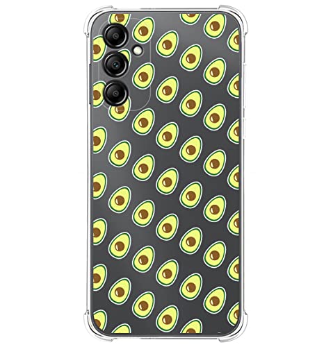 Tumundosmartphone Hülle Silikon Stoßfest fur Samsung Galaxy A14 5G Design Avocado Muster von Tumundosmartphone