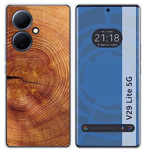 Tumundosmartphone Hülle Silikon für Vivo V29 Lite 5G Design Holz 04 Muster Tumundosmartphone Hülle Silikon für Vivo V29 Lite 5G Design Holz 04 Muster von Tumundosmartphone