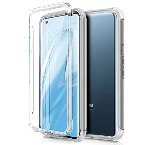 Tumundosmartphone Hülle Vollständig Transparent PC+TPU Voll Body 360 fur Xiaomi Mi 10 / Pro von Tumundosmartphone