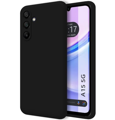 Tumundosmartphone Schutzhülle aus Flüssigsilikon, Ultra-weich, für Samsung Galaxy A15 4G / 5G, Schwarz Tumundosmartphone Schutzhülle aus Flüssigsilikon, Ultra-weich, für Samsung Galaxy A15 4G / 5G, Schwarz von Tumundosmartphone