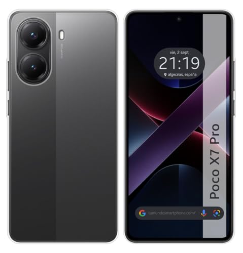 Tumundosmartphone Silikonhülle, TPU-Gel, transparent, für Xiaomi Poco X7 Pro 5G Tumundosmartphone Silikonhülle, TPU-Gel, transparent, für Xiaomi Poco X7 Pro 5G von Tumundosmartphone