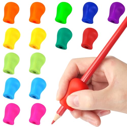 Tumurup 15 Stück Stifthalter Kinder Hilfe, Schreibhilfe für Stift Kinder Schreibhilfe Stifthaltung Griffhilfe Stift Kinder Stift Hilfe Ergonomische Stifte Kinder Rechtshänder oder Linkshänder Stifte Tumurup 15 Stück Stifthalter Kinder Hilfe, Schreibhilfe für Stift Kinder Schreibhilfe Stifthaltung Griffhilfe Stift Kinder Stift Hilfe Ergonomische Stifte Kinder Rechtshänder oder Linkshänder Stifte von Tumurup