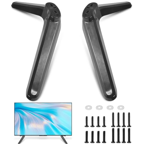 Tundwhite Universal TV Ständer, TV Standfuss für die meisten LED LCD Fernseher von 27 bis 55 Zoll, Gewichtskapazität bis zu 45 KG, Schwarz Tundwhite Universal TV Ständer, TV Standfuss für die meisten LED LCD Fernseher von 27 bis 55 Zoll, Gewichtskapazität bis zu 45 KG, Schwarz von Tundwhite