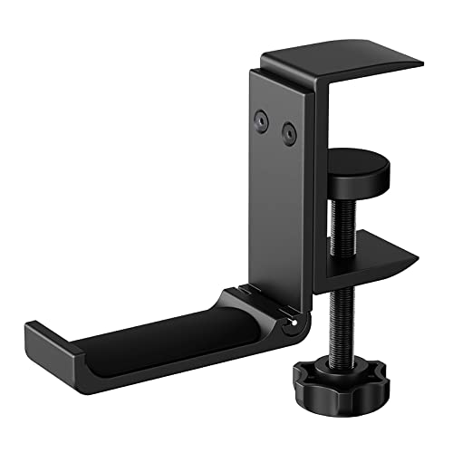 Tunejoy Headset Halter Faltbarer Kopfhörerhalter Aluminium Ohrhörer Aufhänger mit SchraubenSchwarz und Schraubenschlüssel 80x53x30 mm Schwarz Tunejoy Headset Halter Faltbarer Kopfhörerhalter Aluminium Ohrhörer Aufhänger mit SchraubenSchwarz und Schraubenschlüssel 80x53x30 mm Schwarz von Tunejoy