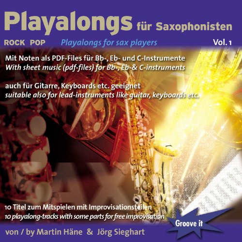 Playalongs für Saxophonisten - Übungs-CD für Saxofonisten inkl. Noten von Tunesday Records