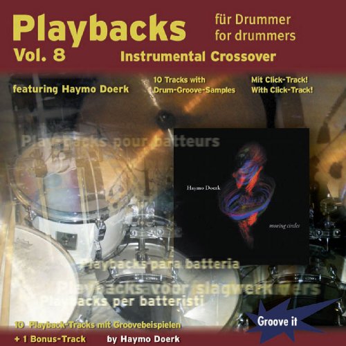 Playbacks für Drummer Vol. 8 - Instrumental Crossover (Drums Jamtracks) von Tunesday Records