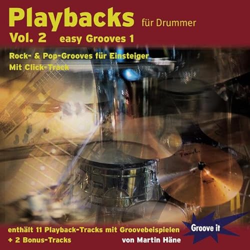 Playbacks für Drummer Vol.2 - Anfänger CD zum üben für Schlagzeug Drumset Drums von Tunesday Records