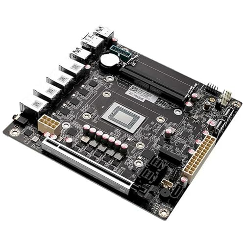 Tuofudun 9 Bay NAS Motherboard DDR5, AMD Ryzen 7 8845HS, 9 x SATA3.0, 2 x M.2 NVMe, 4 x Intel i226-V 2.5GbE LAN, PCIE x16, Mini ITX Mainboard von Tuofudun