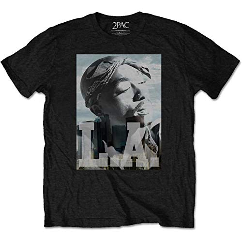 T-Shirt # S Black Unisex # La Skyline T-Shirt # S Black Unisex # La Skyline von Tupac Shakur