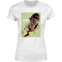 Tupac Damen T-Shirt - Weiß - M von Tupac