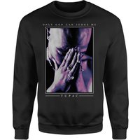 Tupac Only God Can Judge Me Sweatshirt - Schwarz - S von Tupac