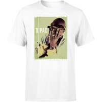 Tupac Unisex T-Shirt - Weiß - S von Tupac