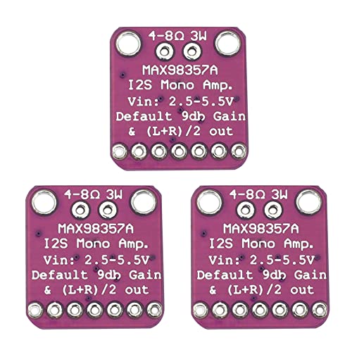 Tuperoymse 3X Max98357 I2S 3 Watt D VerstäRker AUSBrechen Schnittstelle Dac Decoder Modul Filterlos Audio Board für Esp32 Tuperoymse 3X Max98357 I2S 3 Watt D VerstäRker AUSBrechen Schnittstelle Dac Decoder Modul Filterlos Audio Board für Esp32 von Tuperoymse
