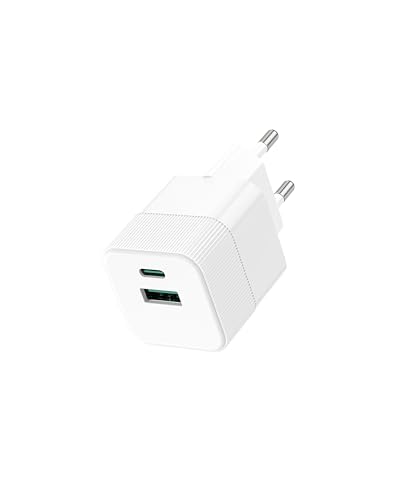 USB C Ladegerät, 2 Ports Mehrfach Ladegerät mit USBC und USB-A, 20W Schnellladegerät PD 3.0 Power Adapter USB Netzteil für iPhone 15 14 Pro Max 13 12 11 SE 2020 XS XR 8 7, Samsung, Handys USB C Ladegerät, 2 Ports Mehrfach Ladegerät mit USBC und USB-A, 20W Schnellladegerät PD 3.0 Power Adapter USB Netzteil für iPhone 15 14 Pro Max 13 12 11 SE 2020 XS XR 8 7, Samsung, Handys von Tupneuf