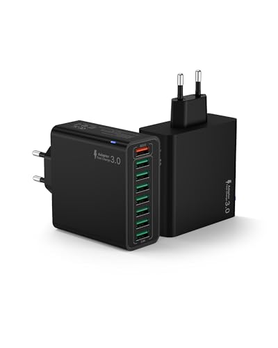 2 Pack USB Ladegerät, 8 Ports USB Stecker 40W ladeadapter für 15 14 13 12 11 X, Samsung, Schnellladegerät Mehrfach Netzteil Netzstecker Ladestecker Stromadapter Schnellladen Steckdosenadapter 2 Pack USB Ladegerät, 8 Ports USB Stecker 40W ladeadapter für 15 14 13 12 11 X, Samsung, Schnellladegerät Mehrfach Netzteil Netzstecker Ladestecker Stromadapter Schnellladen Steckdosenadapter von Tupneuf