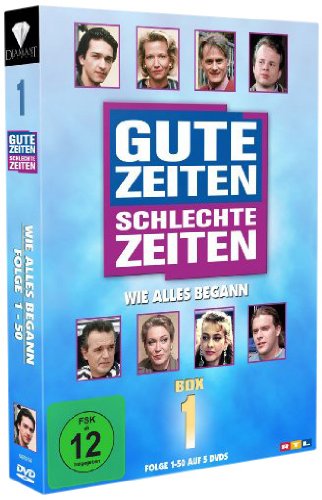 Gute Zeiten-Schlechte Zeiten - Wie alles begann - Box 1/Folgen 01-50 [5 DVDs] von Turbine Medien (Rough Trade Distribution)