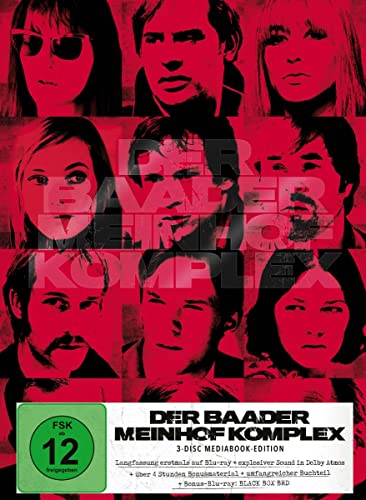 Der Baader Meinhof Komplex - Mediabook (Cover A) inkl. Langfassung & Black Box BRD [Blu-ray] von Turbine Medien