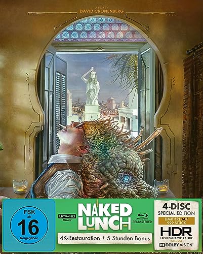 Naked Lunch | Special Edition (Ultra-HD Blu-ray + Blu-ray + 2x Bonus-Blu-ray) 999 Stück von Turbine Medien