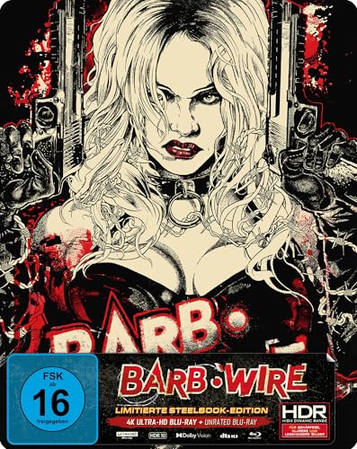 Barb Wire - Limitierte Steelbook-Edition - Unrated (4K Ultra HD) (+ Blu-ray) von 99999 (Alive)