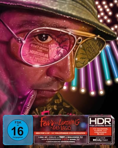 Fear and Loathing in Las Vegas - 3-Disc Special Edition mit Full Slip (4K Ultra HD) (+ Blu-ray) (+ Bonus-Blu-ray) von 99999 (Alive)