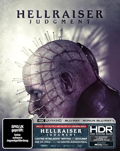 Hellraiser Judgment | Steelbook Full Slip D (Ultra HD Blu-ray + Blu-ray + Bonus-Blu-ray) von Turbine