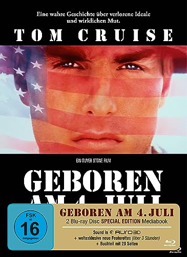 Geboren am 4. Juli - Mediabook (2x Blu-ray) Special Edition mit Auro 3D von Turbinemedien