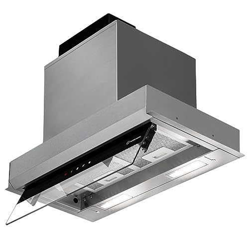 Turbionaire Enia 60 Einbau-Edelstahl, 60 cm Einbau-Küchenhaube, 800 m³/h bürstenloser Motor, A++, Touch-Bedienelemente auf dem mobilen Bedienfeld, Installation. flexibel, 3 Geschwindigkeiten+Boost Turbionaire Enia 60 Einbau-Edelstahl, 60 cm Einbau-Küchenhaube, 800 m³/h bürstenloser Motor, A++, Touch-Bedienelemente auf dem mobilen Bedienfeld, Installation. flexibel, 3 Geschwindigkeiten+Boost von Turbionaire