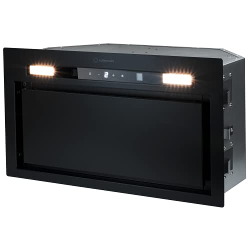 Turbionaire Thea 50 RCB TH50RCB Integrierte Dunstabzugshaube 52 cm, Motorleistung 800 m³/h Brushless, A+, Touch, Managed, Remote, Mattschwarz, Umfangsabsaugung,3 Geschwindigkeiten + Boost,LED 4000K Turbionaire Thea 50 RCB TH50RCB Integrierte Dunstabzugshaube 52 cm, Motorleistung 800 m³/h Brushless, A+, Touch, Managed, Remote, Mattschwarz, Umfangsabsaugung,3 Geschwindigkeiten + Boost,LED 4000K von Turbionaire