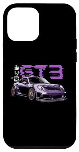 Hülle für iPhone 12 mini Lila GT3 RS Tokyo Glitch Retro JDM Japanische Kunst Auto Tuning von TurboForge Co. - JDM Japanese Car Art