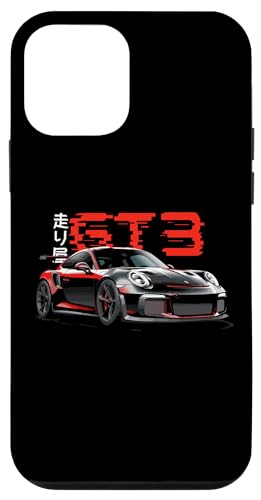 Hülle für iPhone 12 mini Rotes GT3 RS Tokyo Glitch Retro JDM Japanisches Kunstauto Tuning von TurboForge Co. - JDM Japanese Car Art
