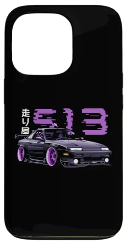 Hülle für iPhone 13 Pro Lila 240SX Tokyo Glitch Retro JDM Japanische Kunst Auto Tuning von TurboForge Co. - JDM Japanese Car Art