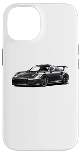 Hülle für iPhone 14 JDM Japan Seitenansicht Schwarz GT3 RS Grafik Japanisches Drift Car von TurboForge Co. - JDM Japanese Car Art