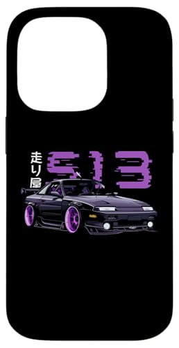 Hülle für iPhone 14 Pro Lila 240SX Tokyo Glitch Retro JDM Japanische Kunst Auto Tuning von TurboForge Co. - JDM Japanese Car Art