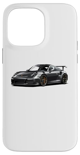 Hülle für iPhone 14 Pro Max JDM Japan Seitenansicht Schwarz GT3 RS Grafik Japanisches Drift Car von TurboForge Co. - JDM Japanese Car Art