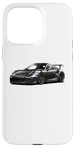 Hülle für iPhone 15 Pro Max JDM Japan Seitenansicht Schwarz GT3 RS Grafik Japanisches Drift Car von TurboForge Co. - JDM Japanese Car Art